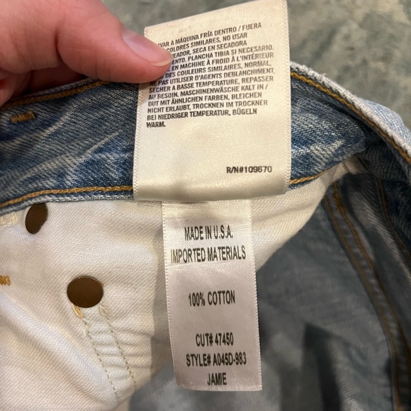 Agolde Jamie High Rise Jeans - Picture 7 of 7